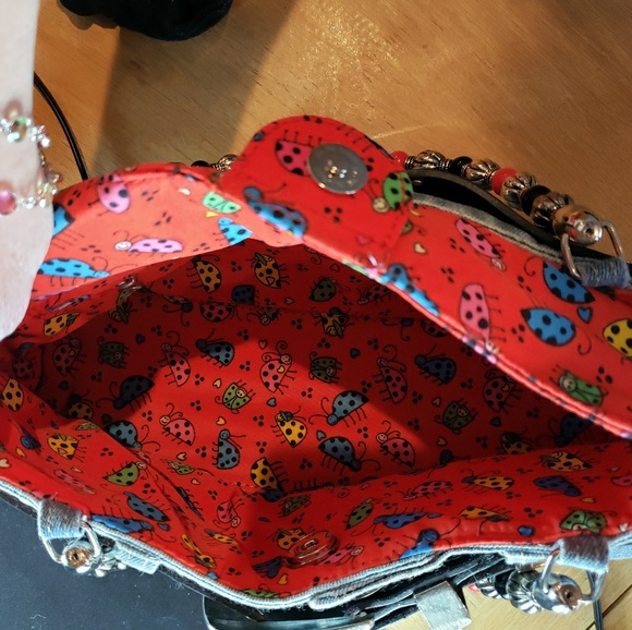 Ladybug Trade Jean's Bag Purse - Picture 8 of 8